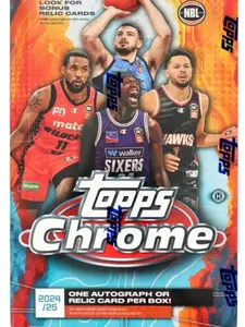 2024/25 Topps Chrome NBL Basketball Hobby Box