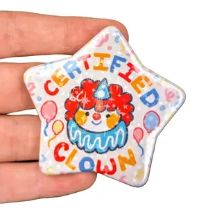 Star Certified Clown Buttons!