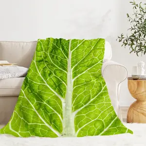 Food Lettuce Blanket gift Super Soft Funny Throw Blanket Warm and Lightweight Soft Flannel Blankets 50x40 for Bed Blanket
