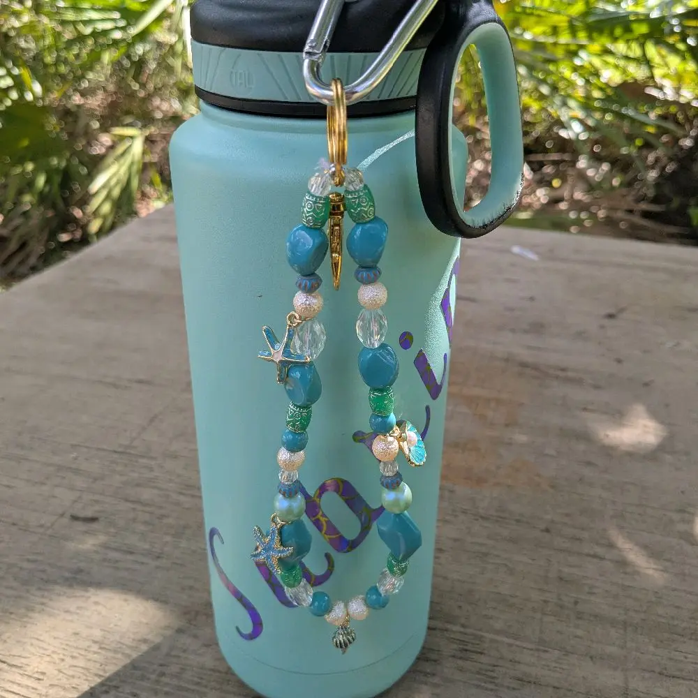 Fashionable bottle charms, Bird & Beads Bottle Charms - Decorative Accessories with  Design for Personalized Drinkware Aesthetic Tumblers Mugs (btl not included)