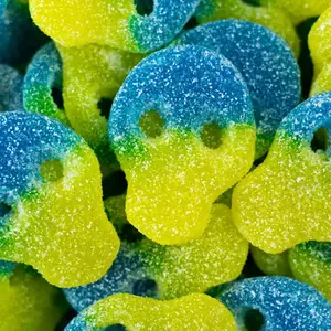 Sour Blue Lemon Skulls