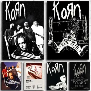 Metal Rock Band K-Korn Poster Wall Art Home Decor Room Decor   Living Room Restaurant Kitchen Art