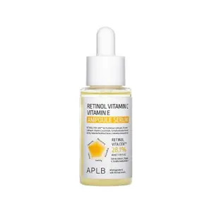 APLB Retinol Vitamin C Vitamin E Ampoule Serum Brightening Nourishing Soothing