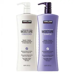 Kirkland Signature Professional Salon Formula Haircare Shampoo & Conditioner Set, Hydrating-Nourishing for All Hair Types, 33.8 fl oz Each