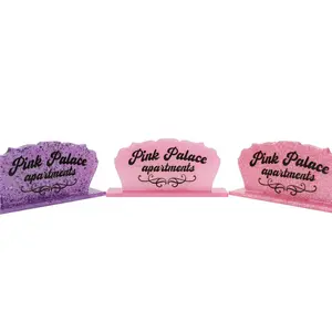 Coraline Inspired Handmade Pink Palace Stand Standee - Limited Supply Sparkly Pink