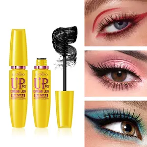 Mascara Long-Lasting Waterproof Sweatproof Volumizing Eyelash Enhancer, Makeup Essential for Bold Eye Look