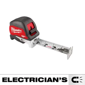 Milwaukee 48-22-1018M 16ft Electrician's Magnetic Tape Measure
