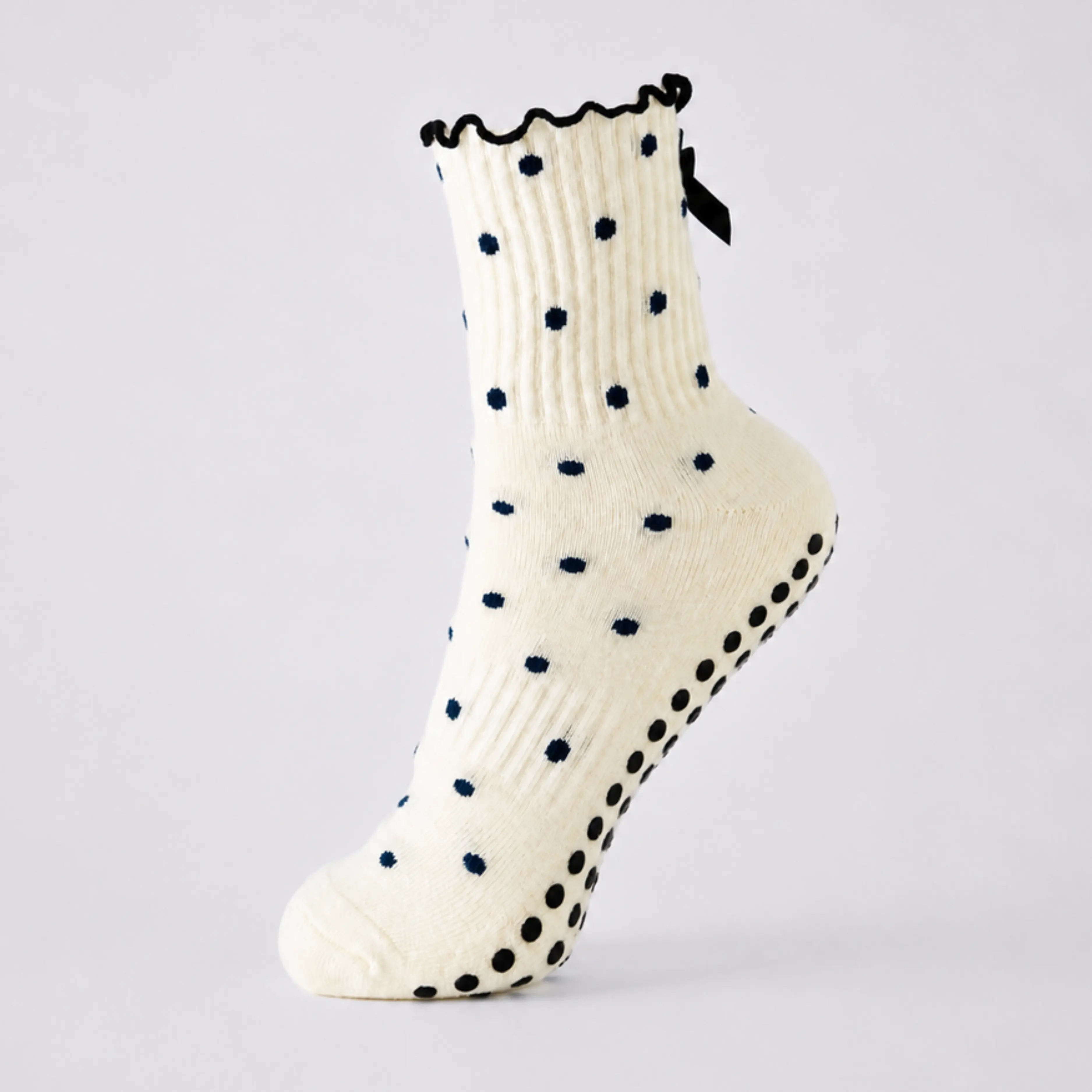 The Bluebell Sock - Women’s Soft Non-Slip Grip Socks - Breathable, Sticky Sole Socks for Pilates, Barre, Yoga