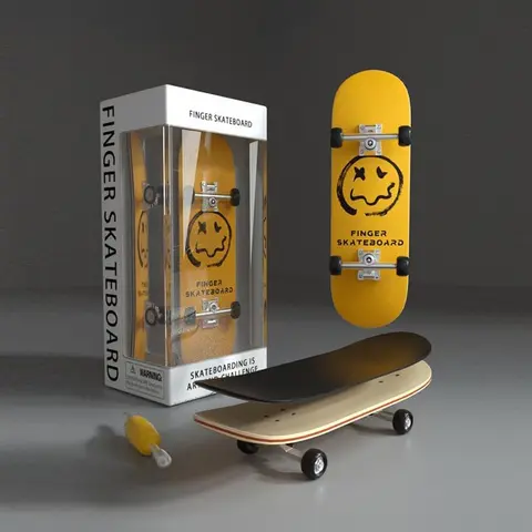 Professional Finger Skateboard, Setup Fingerboard, 1 Box Mini Finger Skateboard With Bearing Wheels For Beginners, Leisure & Outdoor Recreation Equipment