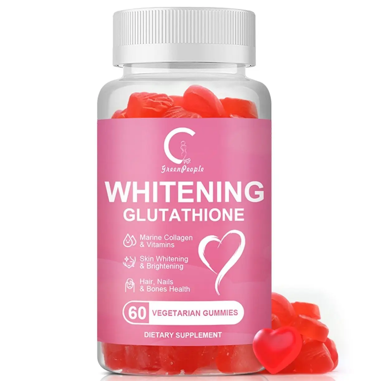 500mg Glutathione Whitening Gummies Skin Lightening Dark Spots Remover 60 Pills 500mg Glutathione Whitening Gummies Skin Lightening Dark Spots Remover 60 Pills