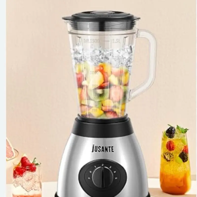 AI Robot Blender - 1400 Watts Powerful Ice Crushing Household & Commercial Blender for Perfectly Crushed Ice