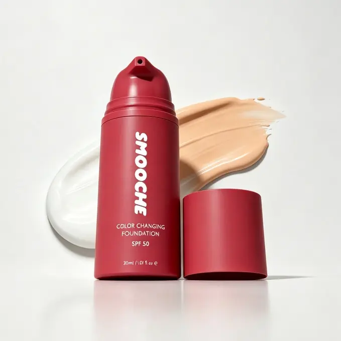 Lightweight Silky Liquid Foundation with Self-Adjusting Color, SPF 15 Daily Defense, Natural Finish & Glow, Full Coverage for Sensitive Skin (Adults), 30 ml Sunscreen for Makeup Routine