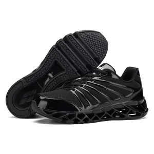 Men's Steel Toe Shoes Indestructible Work Sneakers Lightweight Safety Shoes Slip-resistant Puncture-resistant Black