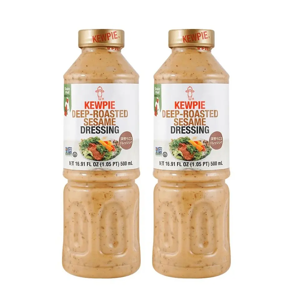 KEWPIE Roasted Sesame Dressing 500ml *2 Pack -  for Sukiyaki & Asian Cuisine