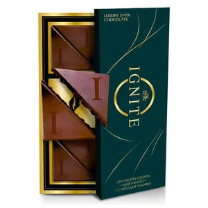 HOT! Ignite Mint Chocolate Bars – Premium Mint-Infused 80% Dark Chocolate for a Bold, Refreshing Flavor, Gluten-Free, and Made with Selected Ingredients for Pure Indulgence, Ideal for Sharing, Pack of 1