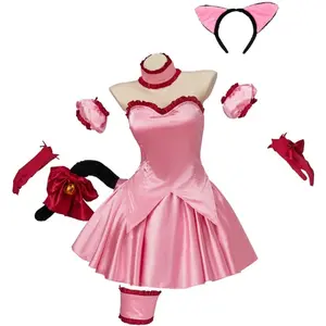 Tokyo Mew Mew Momomiya Ichigo Pink Dress Costume