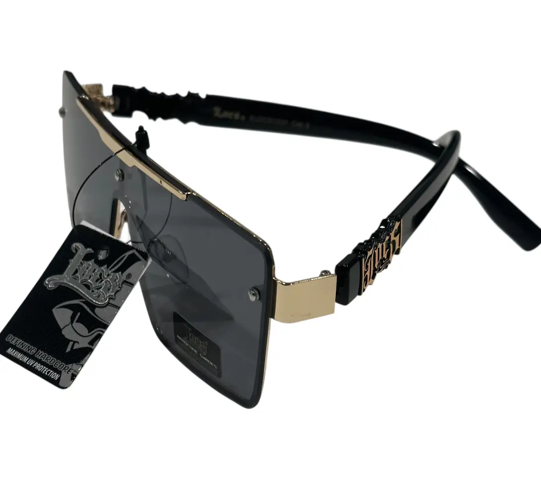 Locs OG Hardcore UV Protection Unisex Sunglasses - Fashionable Frames, Trendy Streetwear, High Quality, Street Style Dark Sunglasses with Stylish Black Frame for Daily & Outdoor Occasions, Fashionable Frames Sunglasses