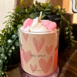 Loving Spell whipped Candle