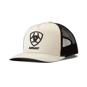 Men's Black Logo Patch Cap