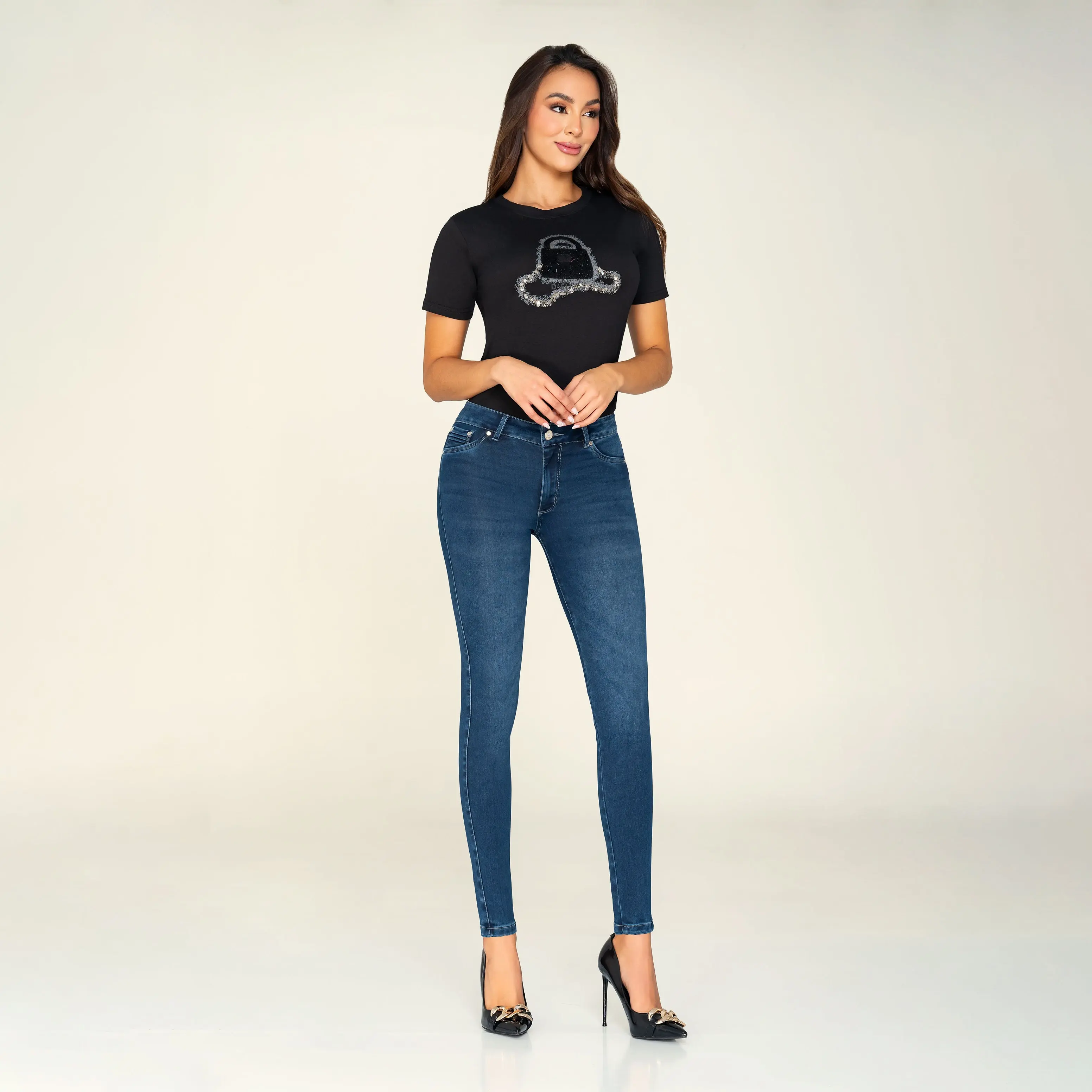 7065 JEANS COLOMBIANO DELUXE Fit Women Womenswear Bottom Denim