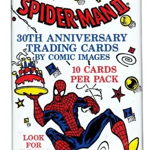 (2 Pack Bundle ) Spider-Man 1992 30th Anniversary Trading Cards by Comic Images