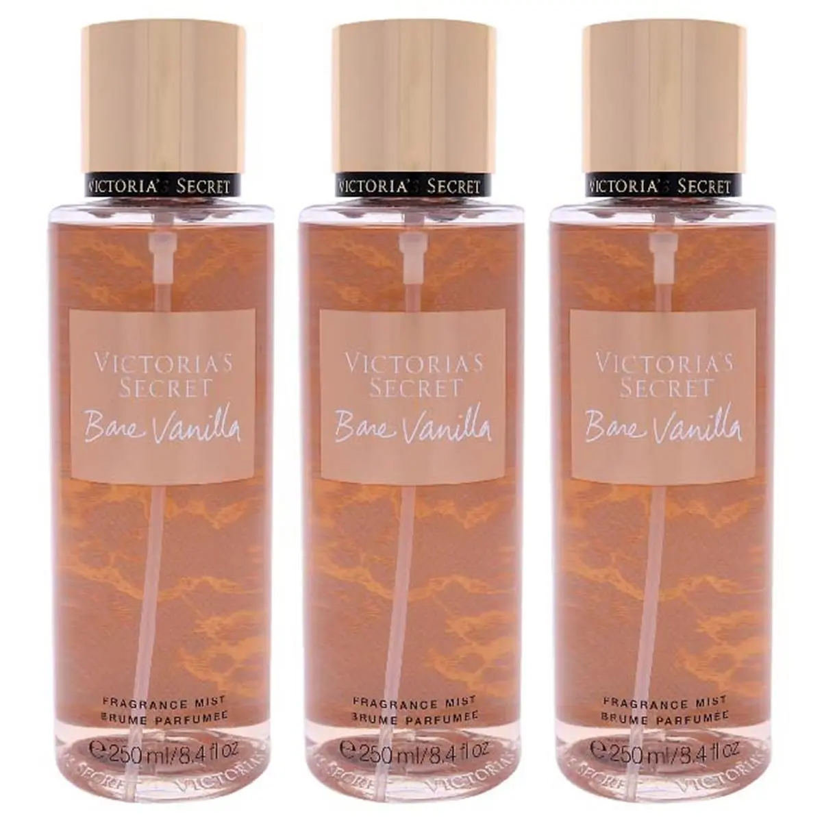212 MAIN Bare Vanilla Body Mist - Women's Fragrance Blend with Clean Aroma, 8.4 oz, Pack of 3 - Daily Wear Perfume for Women