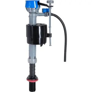 Toilet Fill Valve High Performance Tank and Bowl Water Control, 1-Pack, Multicolor