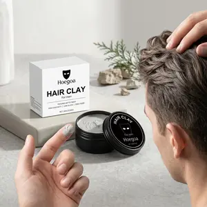 Men's Hair Clay for Natural Volume, Smooth Shine, Long-Lasting Hold, Matte Finish, Hair Styling Product, Styling Mud for Men, Perfect for Daily Use, Haircare, Hair Products