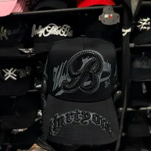 Unisex Crystal-Embellished Graffiti B Beanie, Fashion Clothes Accessory