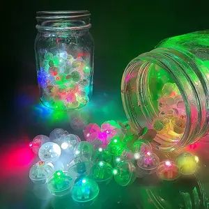 20-Pack 9 Colors Balloon Lights, Mini LED Round Long-Lasting Ball Lights, Paper Lanterns for Birthday Party, Christmas, Halloween Decorations