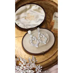 MINERVA Simulated Diamond Statement Earrings