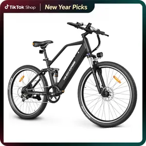 Windhorse F3 27.5” Electric Mountain Bike,  Front Fork & Soft Tail Suspension, 1200W Peak Motor,Up to 20MPH, 7-Speed Gears, Full Suspension, Adult E-MTB