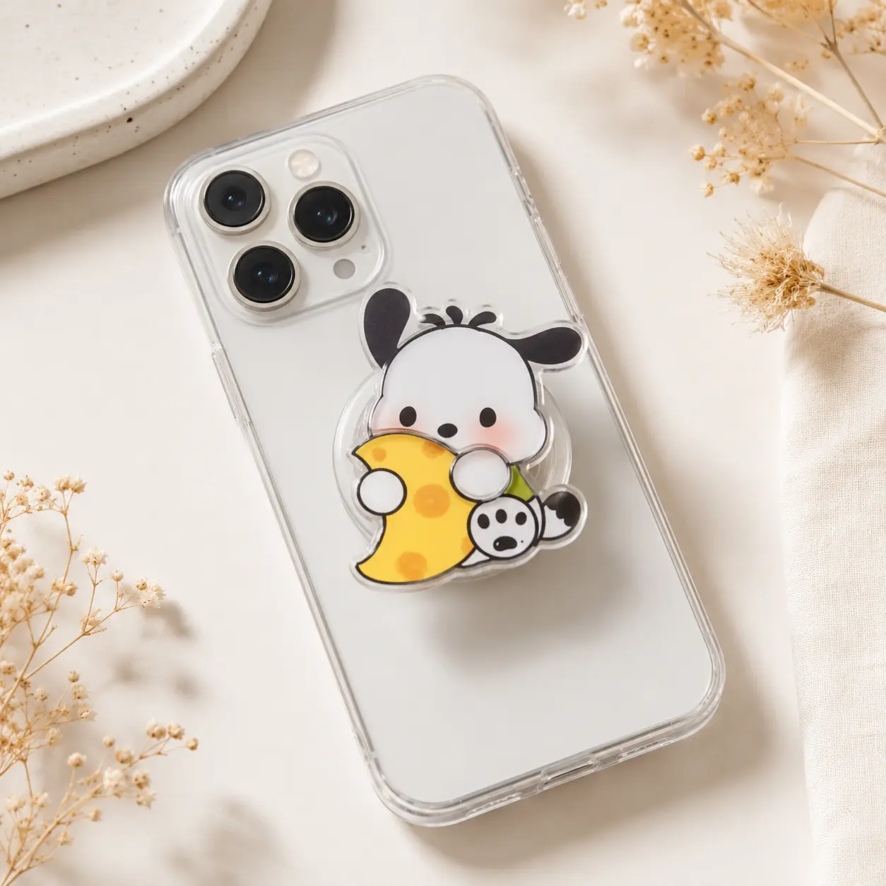 Cute Animal Pochacoo Magsafe Phone Grip - Cute Magnetic Phone Holder Kickstand Gift