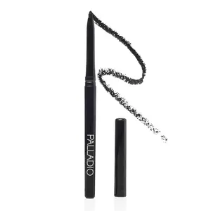 Palladio Retractable Waterproof Eyeliner, Richly Pigmented Color and Creamy, Slip Twist Up Pencil Eye Liner, Smudge Proof Long Lasting Application, All Day Wear, No Sharpener Required