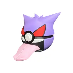 Gengar - Inspired 3D Printed Poke Ball Collectible