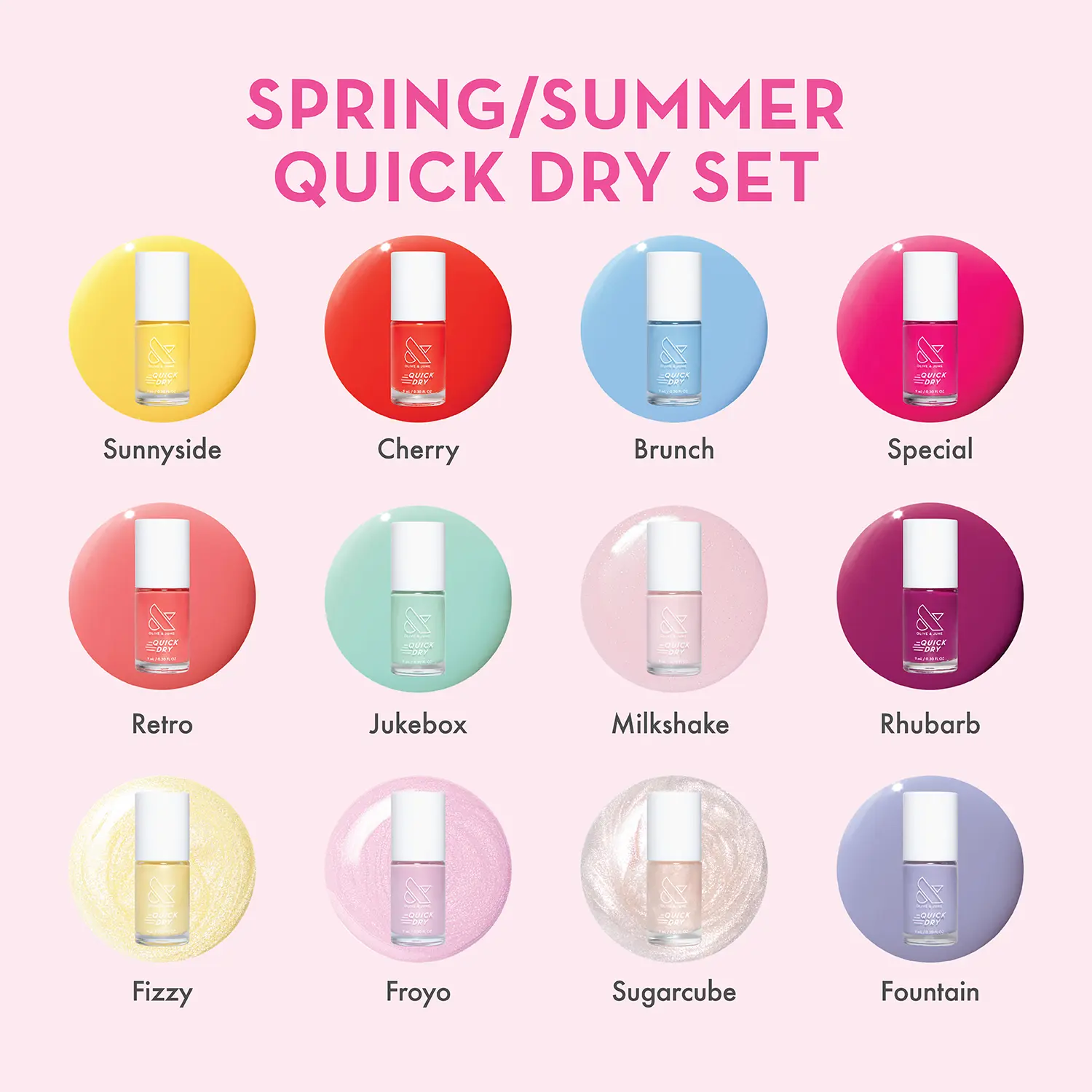 Spring / Summer Quick Dry Polish