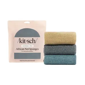 African Net Sponge - Aqua Grey African Net Sponge - Aqua Grey