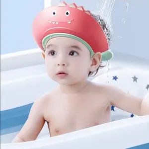 USBETTAS Baby Shampooing Aid Waterproof Shower Cap for Infants & Kids with Ear Protection Comfortable Bath Hat for Easy Hair Washing
