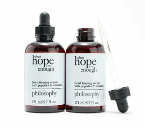 philosophy when hope is not enough facial firming 5.7oz serum duo