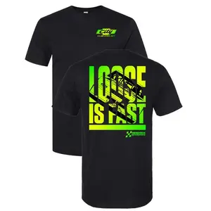[Made In Usa]  Loose Is Fast T-Shirt – Neon Green Stock Car Graphic, Hendrick Motorsports Racing Tee, City Chevrolet Shirt for Track Fans & NASCAR Enthusiasts