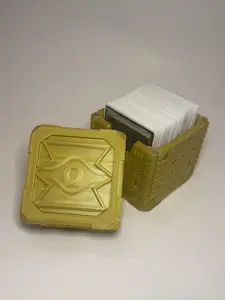 Mythikos Forge MTG Commander Ancient Egypt Themed Deck Box - 100 Double-Sleeved Cards, Durable 3D Printed