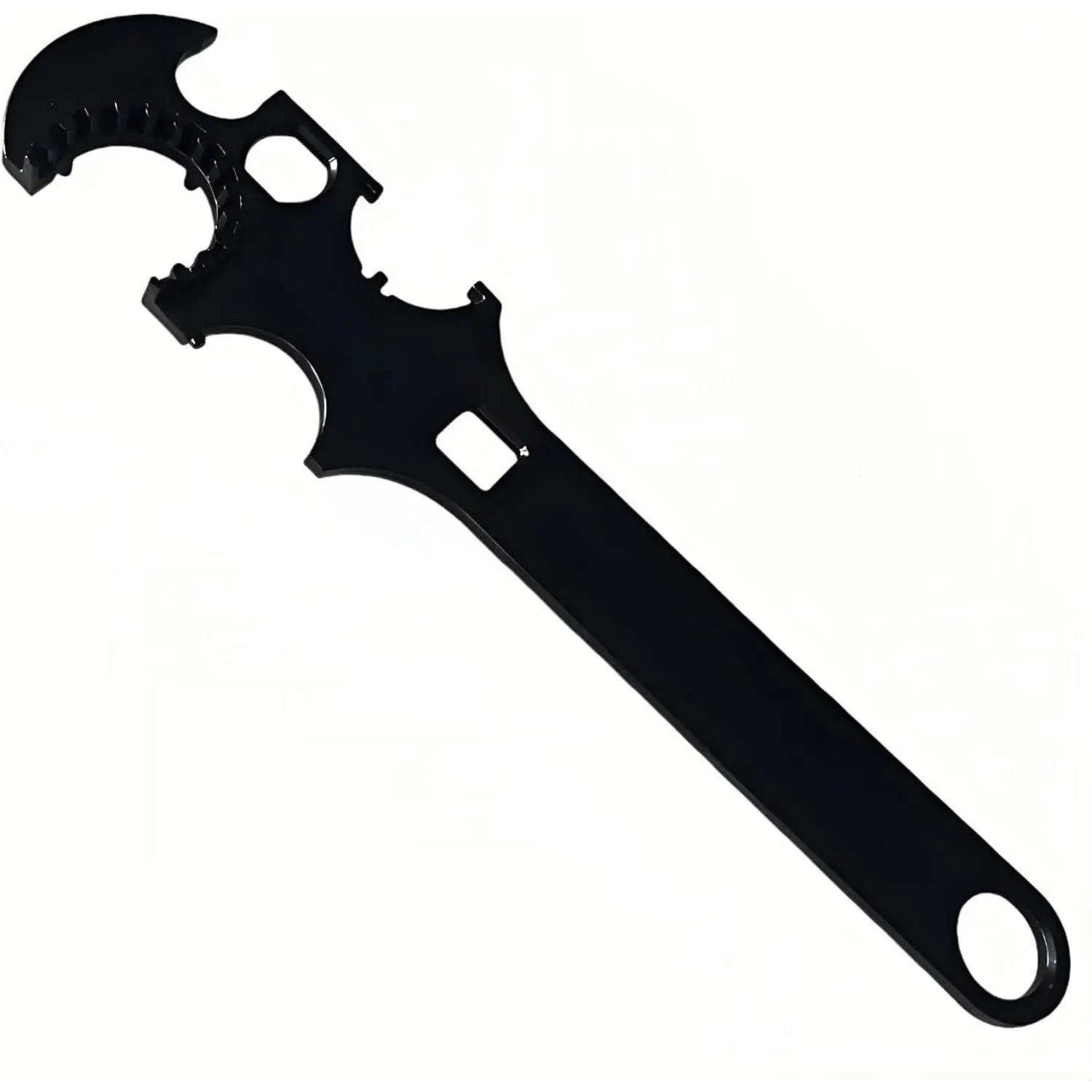 Multifunctional Metric Spanner Wrench with 3-Hook End, Heavy-Duty Hand Tool for Easy Removal-Installation, Automotive Repairs & Bicycle Maintenance