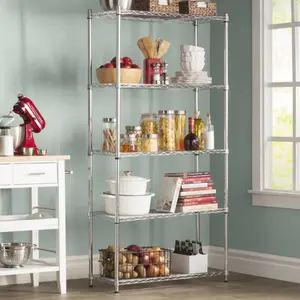 Alexandrina 3-Tier Shelving Unit (72" H X 24" W X 18" D) - Storage Racks & Shelving Units