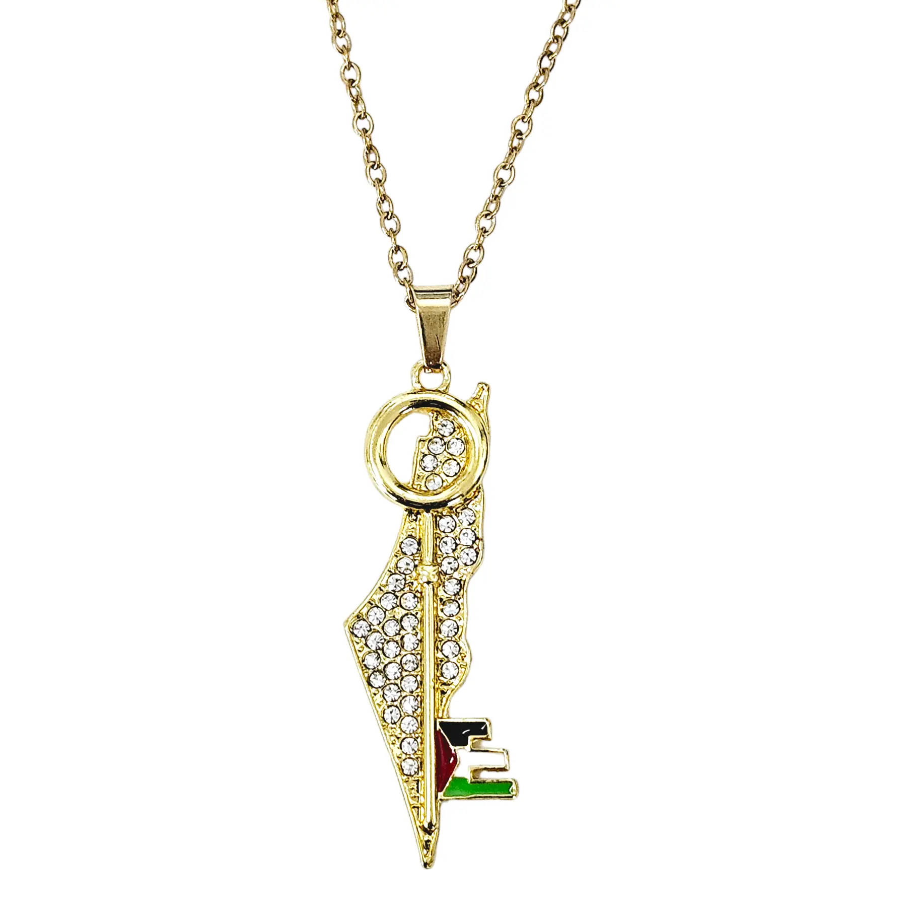 Palestine Key Necklace
