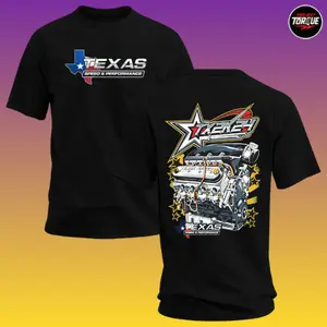 Texas Speed & Performance T-Shirt, High-Performance Engine Graphic Tee for Men and Women, Racing Cotton Gift for Car Builders Crew Neck Graphic T-Shirt