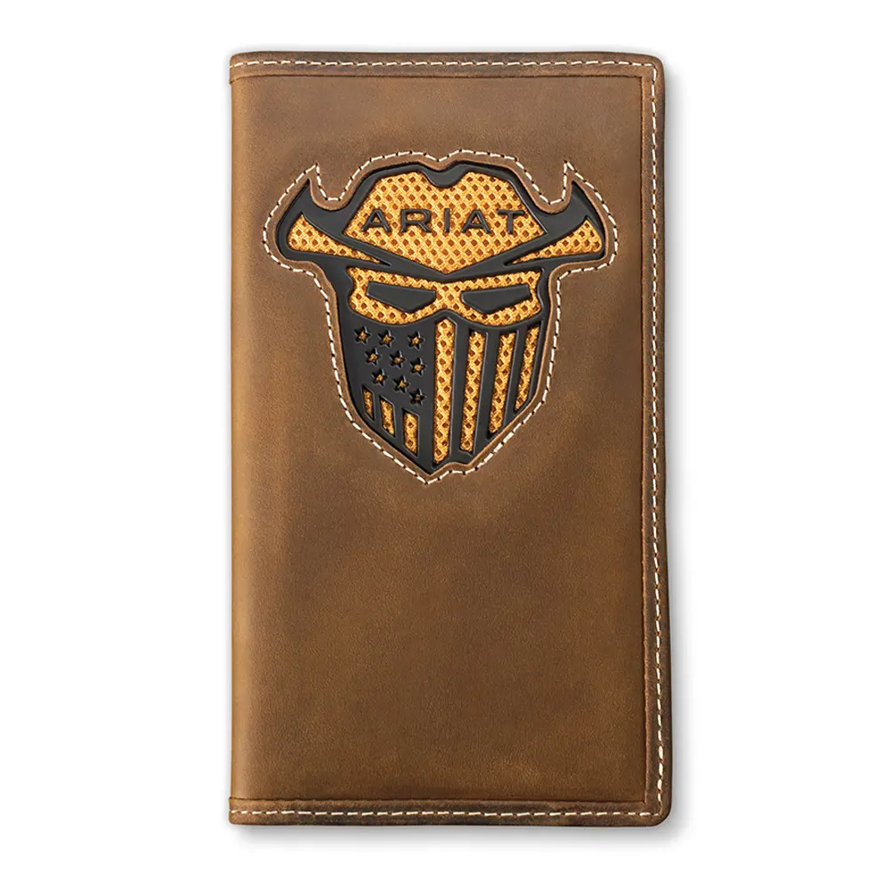 A3400644 Ariat Work Checkbook Wallet - Medium Brown