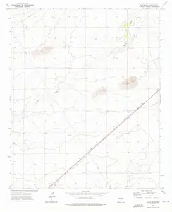 Floyd SE New Mexico USGS Topographic Quadrangle Map, 1973, 1:24000