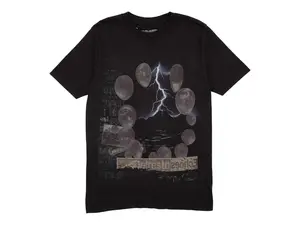 Travis Scott Men's Utopia Echoes Circus Maximus Tee Black, from StockX
