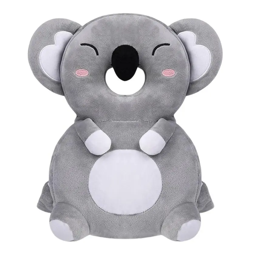 Baby Head Protector Backpack – Toddler Safety Cushion for Crawling & Walking, Soft Harness with Anti-Fall Support, Koala Design, Baby Essentials (0.5–2 Years)