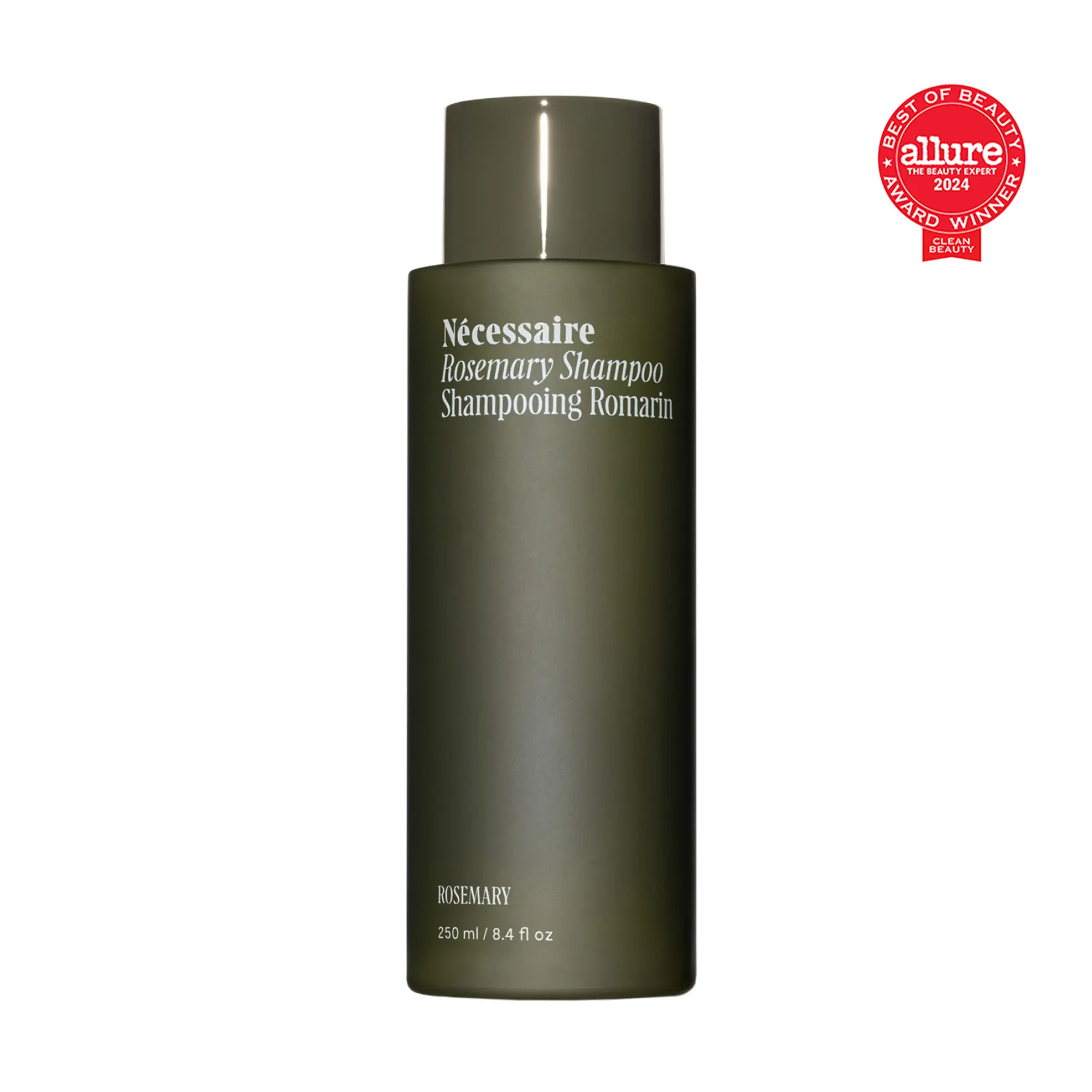 Nécessaire Rosemary Shampoo – Multi-Protein Strengthening Shampoo with Rosemary Oil, Ceramides + Proteins  – Gentle Gel Cleanse for Thinning Hair, Breakage + Daily Use – Sulfate-Free + Color-Safe. 250 ml OR 100 ml